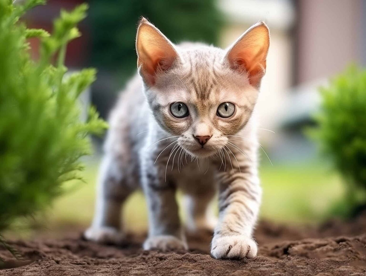 Bengal White Cat