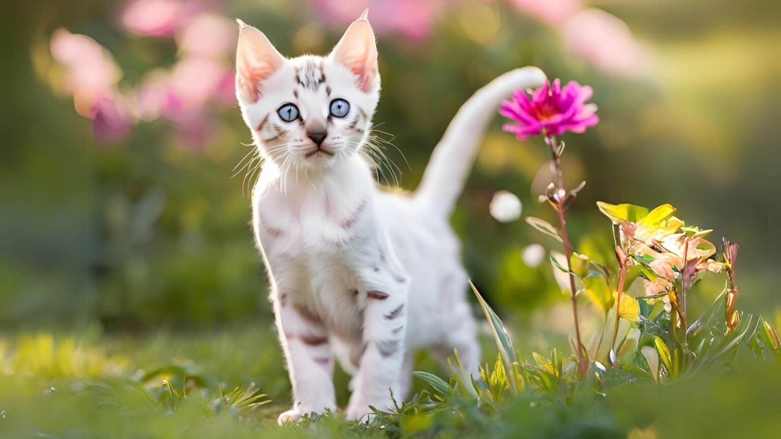 Bengal White Cat